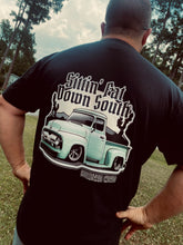 Load image into Gallery viewer, Sittin&#39; Fat Down South Ford Truck Southern Crew Tee
