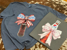 Load image into Gallery viewer, Pepsi and Diet Pepsi Bow Tees
