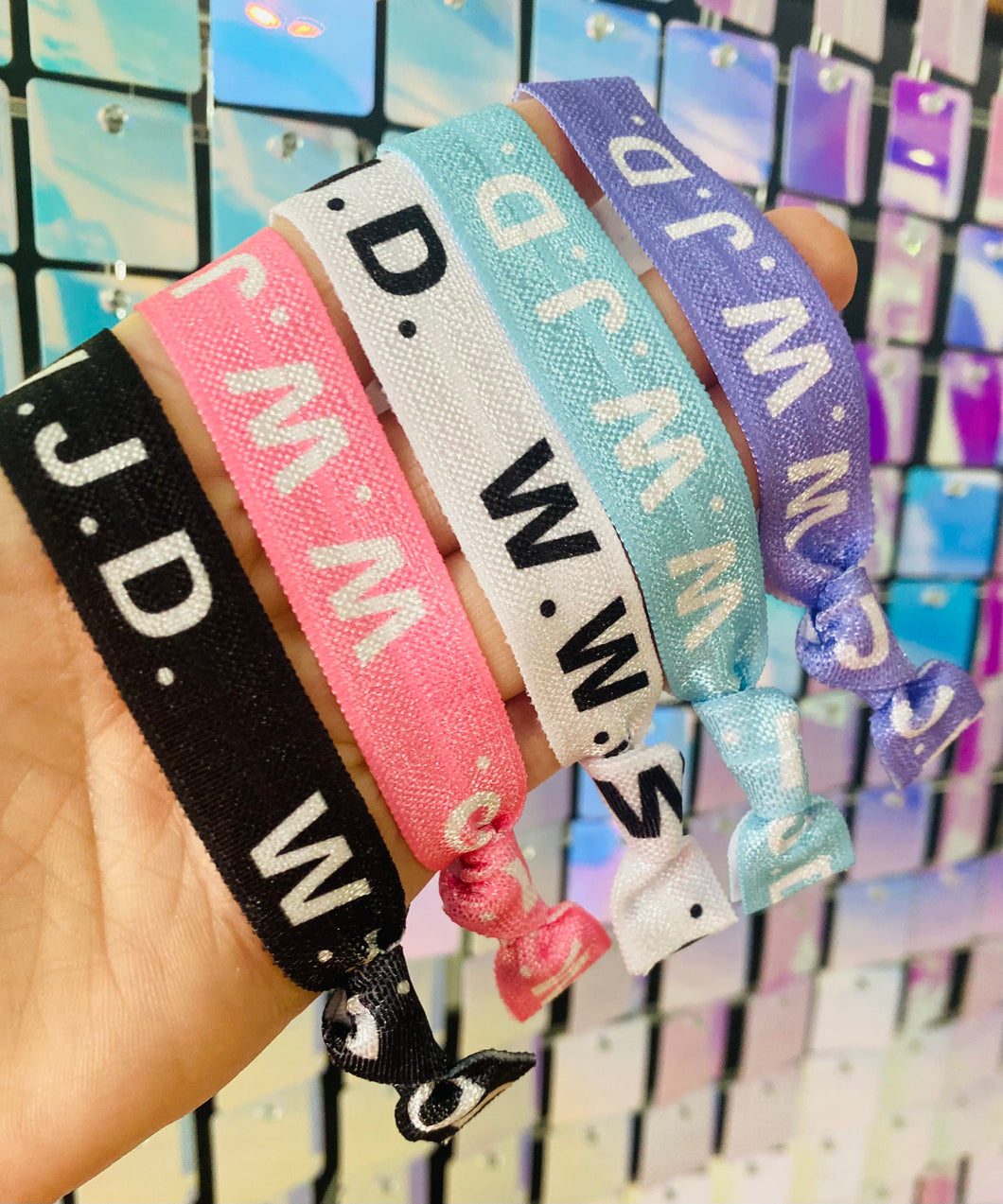 WWJD Wristlet Hair Tie