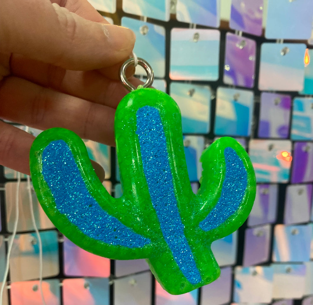 Blue & Green Cactus Butt Naked Scented