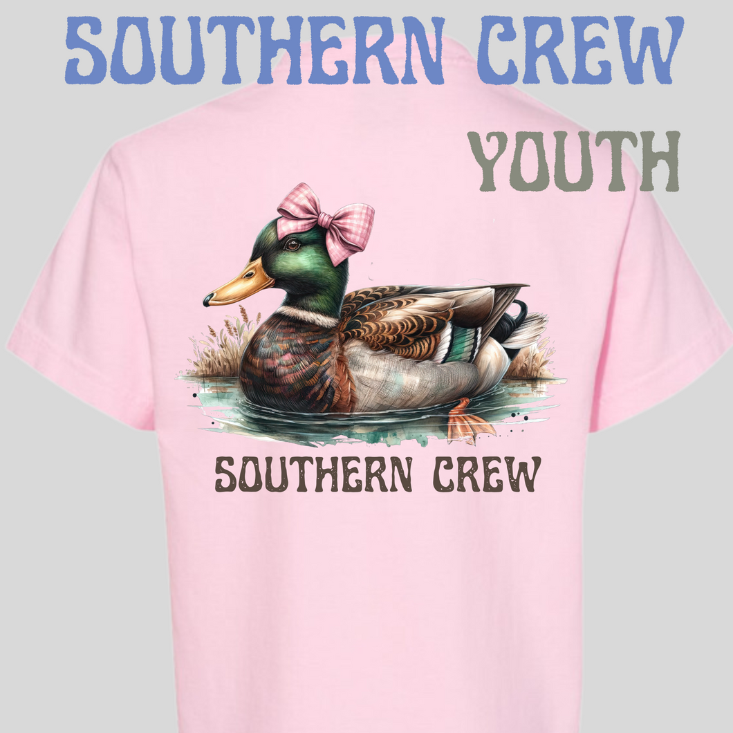 Youth Southern Crew Girls Mallard Tee