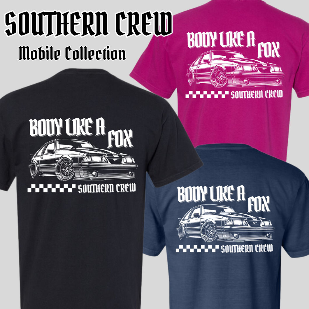 Body Like a Fox Stang Southern Crew Tee