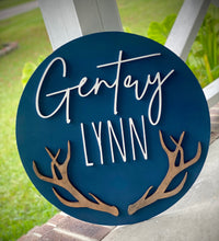 Load image into Gallery viewer, Baby Boy Deer wall / Door Hanger
